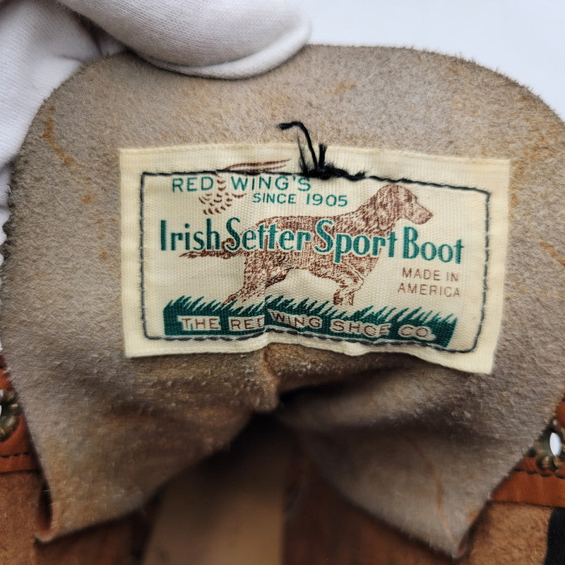 【現状渡し品】【メンズ】 RED WING レッドウィング LACE UP WORK BOOTS MADE IN AMERICA レースアップ ワークブーツ 白四角犬タグ シューズ 靴 164-251209-as-13-izu カラー：ブラウン 万代Net店