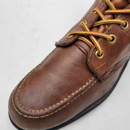 【現状渡し品】【メンズ】 RED WING レッドウィング LACE UP WORK BOOTS MADE IN AMERICA レースアップ ワークブーツ 白四角犬タグ シューズ 靴 164-251209-as-13-izu カラー：ブラウン 万代Net店