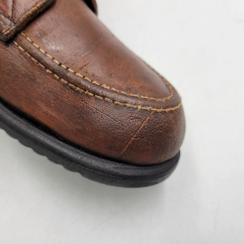 【現状渡し品】【メンズ】 RED WING レッドウィング LACE UP WORK BOOTS MADE IN AMERICA レースアップ ワークブーツ 白四角犬タグ シューズ 靴 164-251209-as-13-izu カラー：ブラウン 万代Net店