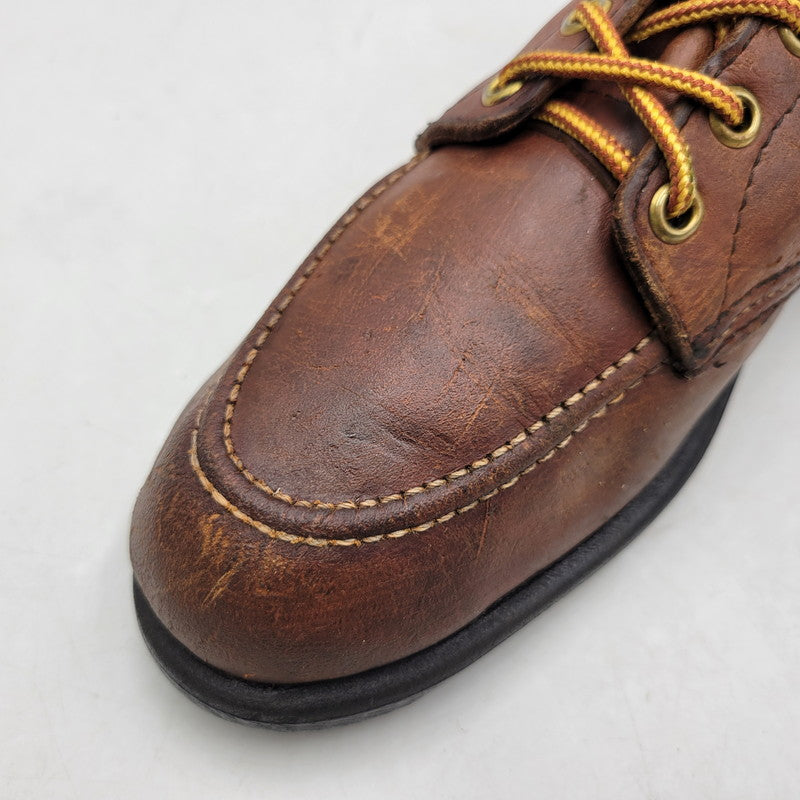 【現状渡し品】【メンズ】 RED WING レッドウィング LACE UP WORK BOOTS MADE IN AMERICA レースアップ ワークブーツ 白四角犬タグ シューズ 靴 164-251209-as-13-izu カラー：ブラウン 万代Net店