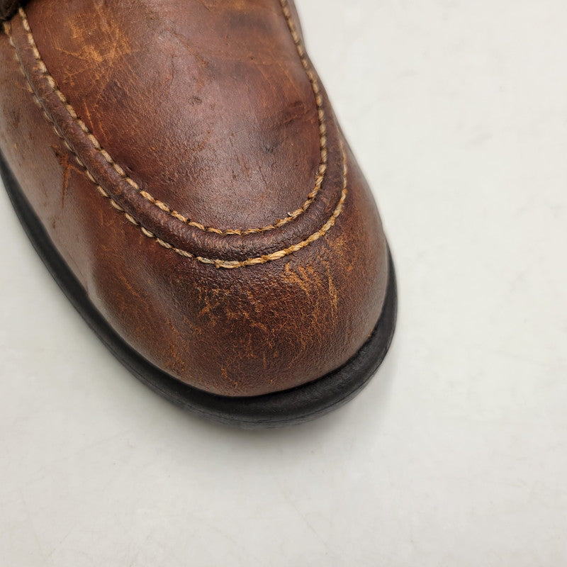 【現状渡し品】【メンズ】 RED WING レッドウィング LACE UP WORK BOOTS MADE IN AMERICA レースアップ ワークブーツ 白四角犬タグ シューズ 靴 164-251209-as-13-izu カラー：ブラウン 万代Net店