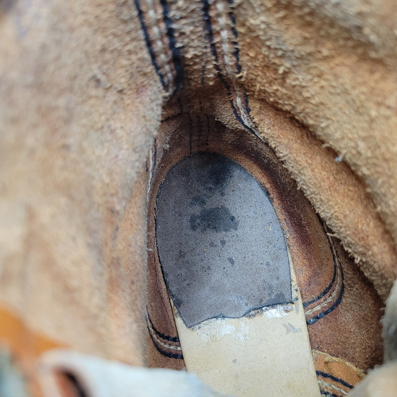 【現状渡し品】【メンズ】 RED WING レッドウィング LACE UP WORK BOOTS MADE IN AMERICA レースアップ ワークブーツ 白四角犬タグ シューズ 靴 164-251209-as-13-izu カラー：ブラウン 万代Net店