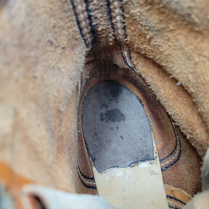 【現状渡し品】【メンズ】 RED WING レッドウィング LACE UP WORK BOOTS MADE IN AMERICA レースアップ ワークブーツ 白四角犬タグ シューズ 靴 164-251209-as-13-izu カラー：ブラウン 万代Net店