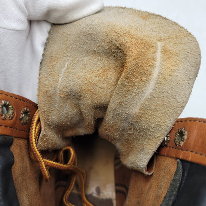 【現状渡し品】【メンズ】 RED WING レッドウィング LACE UP WORK BOOTS MADE IN AMERICA レースアップ ワークブーツ 白四角犬タグ シューズ 靴 164-251209-as-13-izu カラー：ブラウン 万代Net店