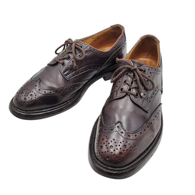 【中古品】【メンズ】 DAINITE SOLE BURTON ダイナイトソール バートン ラウンドトゥ ウイングチップ ブーツ シューズ 靴 164-251209-as-14-izu サイズ：9.5 カラー：ダークブラウン 万代Net店