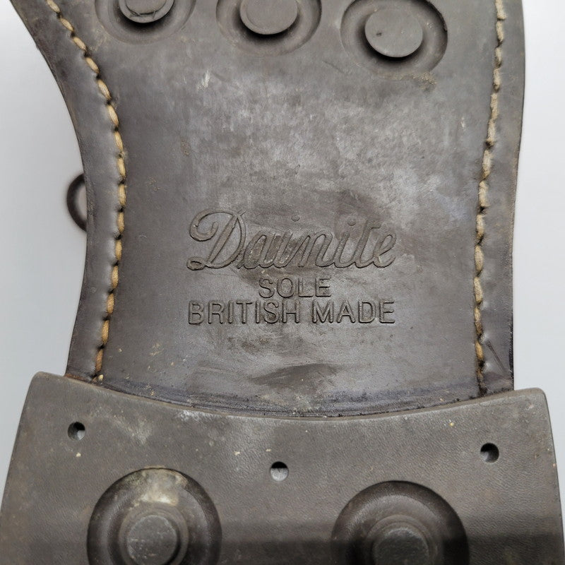 【中古品】【メンズ】 DAINITE SOLE BURTON ダイナイトソール バートン ラウンドトゥ ウイングチップ ブーツ シューズ 靴 164-251209-as-14-izu サイズ：9.5 カラー：ダークブラウン 万代Net店