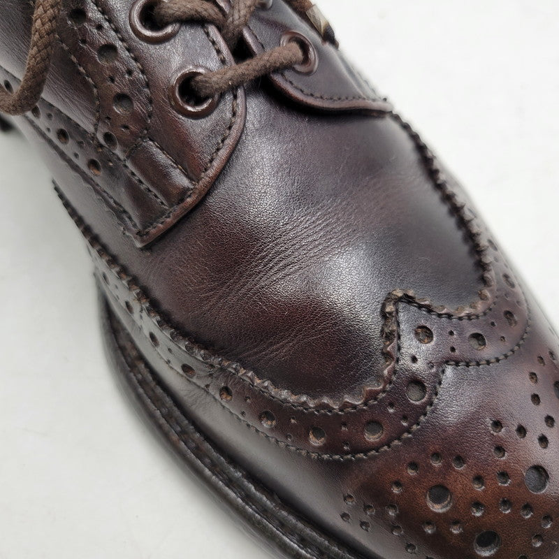 【中古品】【メンズ】 DAINITE SOLE BURTON ダイナイトソール バートン ラウンドトゥ ウイングチップ ブーツ シューズ 靴 164-251209-as-14-izu サイズ：9.5 カラー：ダークブラウン 万代Net店