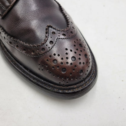 【中古品】【メンズ】 DAINITE SOLE BURTON ダイナイトソール バートン ラウンドトゥ ウイングチップ ブーツ シューズ 靴 164-251209-as-14-izu サイズ：9.5 カラー：ダークブラウン 万代Net店