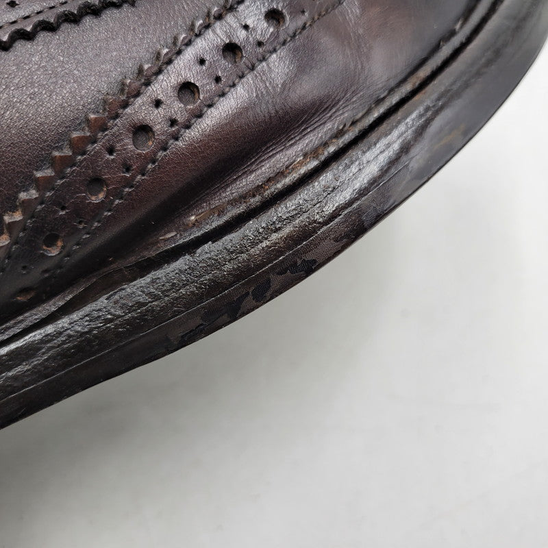 【中古品】【メンズ】 DAINITE SOLE BURTON ダイナイトソール バートン ラウンドトゥ ウイングチップ ブーツ シューズ 靴 164-251209-as-14-izu サイズ：9.5 カラー：ダークブラウン 万代Net店