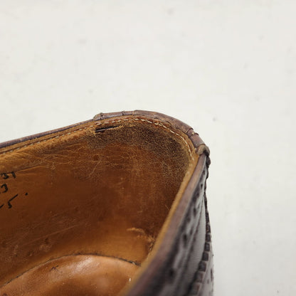 【中古品】【メンズ】 DAINITE SOLE BURTON ダイナイトソール バートン ラウンドトゥ ウイングチップ ブーツ シューズ 靴 164-251209-as-14-izu サイズ：9.5 カラー：ダークブラウン 万代Net店