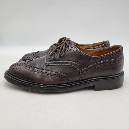 【中古品】【メンズ】 DAINITE SOLE BURTON ダイナイトソール バートン ラウンドトゥ ウイングチップ ブーツ シューズ 靴 164-251209-as-14-izu サイズ：9.5 カラー：ダークブラウン 万代Net店