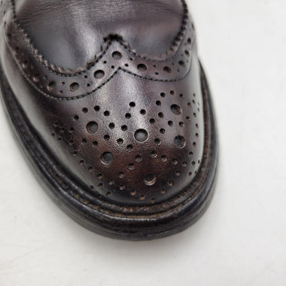 【中古品】【メンズ】 DAINITE SOLE BURTON ダイナイトソール バートン ラウンドトゥ ウイングチップ ブーツ シューズ 靴 164-251209-as-14-izu サイズ：9.5 カラー：ダークブラウン 万代Net店