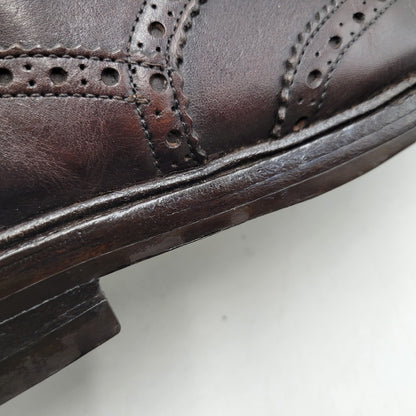 【中古品】【メンズ】 DAINITE SOLE BURTON ダイナイトソール バートン ラウンドトゥ ウイングチップ ブーツ シューズ 靴 164-251209-as-14-izu サイズ：9.5 カラー：ダークブラウン 万代Net店