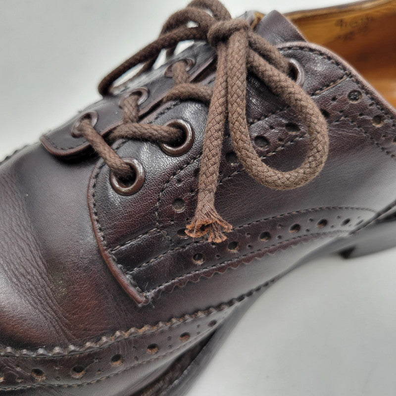 【中古品】【メンズ】 DAINITE SOLE BURTON ダイナイトソール バートン ラウンドトゥ ウイングチップ ブーツ シューズ 靴 164-251209-as-14-izu サイズ：9.5 カラー：ダークブラウン 万代Net店