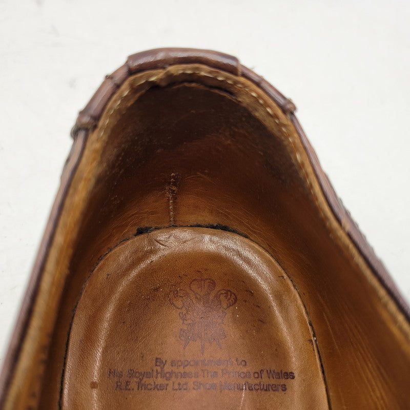 【中古品】【メンズ】 DAINITE SOLE BURTON ダイナイトソール バートン ラウンドトゥ ウイングチップ ブーツ シューズ 靴 164-251209-as-14-izu サイズ：9.5 カラー：ダークブラウン 万代Net店