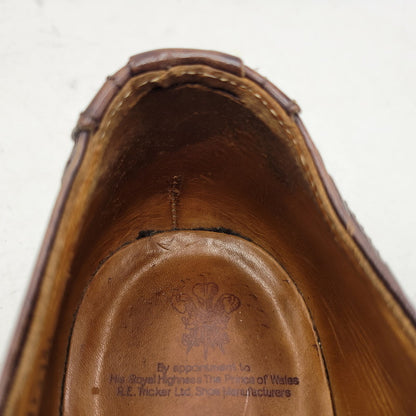 【中古品】【メンズ】 DAINITE SOLE BURTON ダイナイトソール バートン ラウンドトゥ ウイングチップ ブーツ シューズ 靴 164-251209-as-14-izu サイズ：9.5 カラー：ダークブラウン 万代Net店