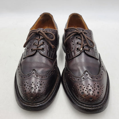 【中古品】【メンズ】 DAINITE SOLE BURTON ダイナイトソール バートン ラウンドトゥ ウイングチップ ブーツ シューズ 靴 164-251209-as-14-izu サイズ：9.5 カラー：ダークブラウン 万代Net店