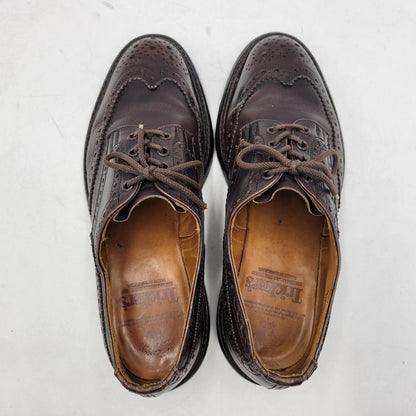 【中古品】【メンズ】 DAINITE SOLE BURTON ダイナイトソール バートン ラウンドトゥ ウイングチップ ブーツ シューズ 靴 164-251209-as-14-izu サイズ：9.5 カラー：ダークブラウン 万代Net店