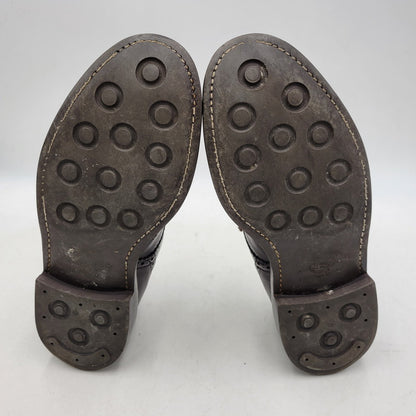【中古品】【メンズ】 DAINITE SOLE BURTON ダイナイトソール バートン ラウンドトゥ ウイングチップ ブーツ シューズ 靴 164-251209-as-14-izu サイズ：9.5 カラー：ダークブラウン 万代Net店