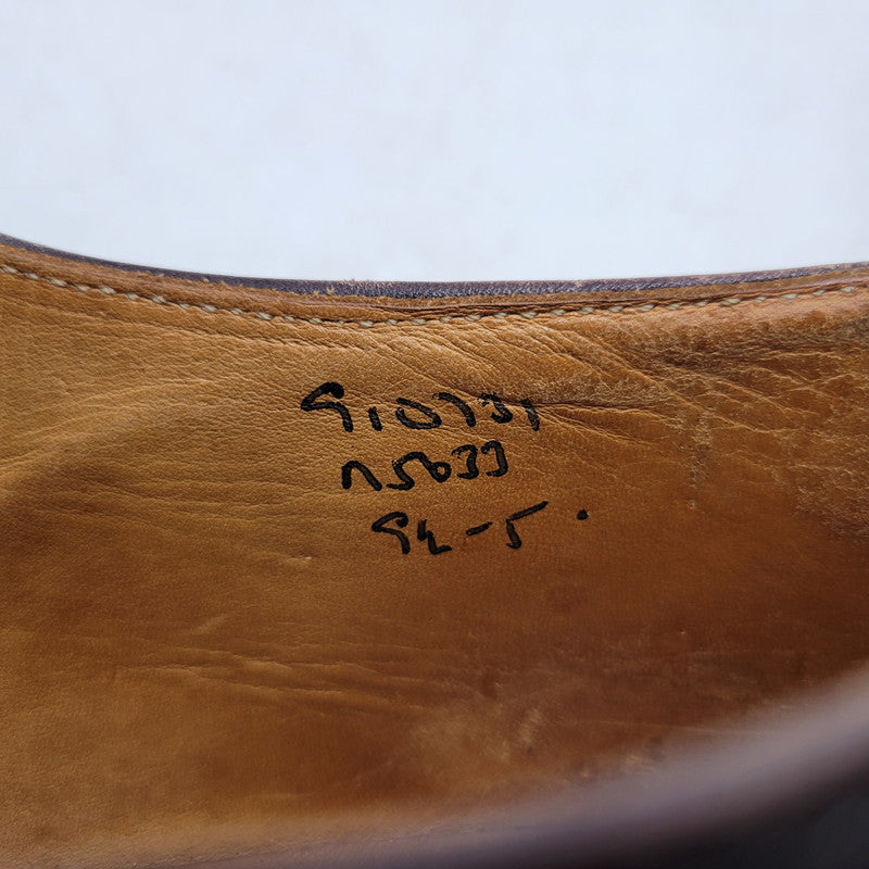 【中古品】【メンズ】 DAINITE SOLE BURTON ダイナイトソール バートン ラウンドトゥ ウイングチップ ブーツ シューズ 靴 164-251209-as-14-izu サイズ：9.5 カラー：ダークブラウン 万代Net店
