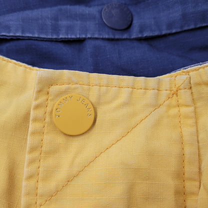 【現状渡し品】【メンズ】 TOMMY JEANS トミー ジーンズ DM0DM07575 REVERSIBLE COTTON JACKET リバーシブルコットンジャケット アウター 147-251212-kh-02-izu サイズ：L カラー：ネイビー系×イエロー 万代Net店
