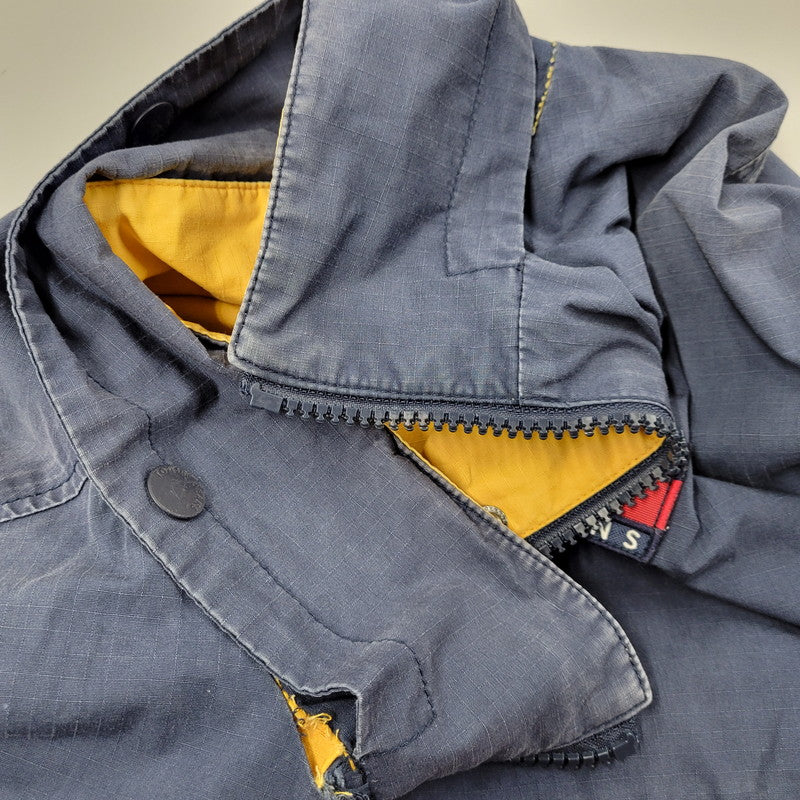 【現状渡し品】【メンズ】 TOMMY JEANS トミー ジーンズ DM0DM07575 REVERSIBLE COTTON JACKET リバーシブルコットンジャケット アウター 147-251212-kh-02-izu サイズ：L カラー：ネイビー系×イエロー 万代Net店
