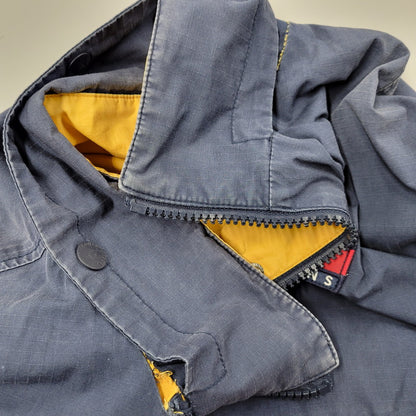 【現状渡し品】【メンズ】 TOMMY JEANS トミー ジーンズ DM0DM07575 REVERSIBLE COTTON JACKET リバーシブルコットンジャケット アウター 147-251212-kh-02-izu サイズ：L カラー：ネイビー系×イエロー 万代Net店