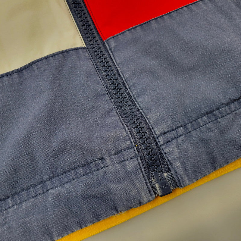 【現状渡し品】【メンズ】 TOMMY JEANS トミー ジーンズ DM0DM07575 REVERSIBLE COTTON JACKET リバーシブルコットンジャケット アウター 147-251212-kh-02-izu サイズ：L カラー：ネイビー系×イエロー 万代Net店