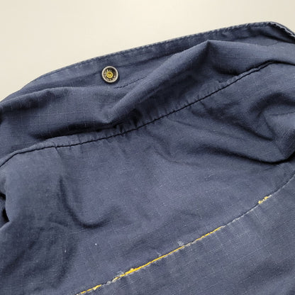 【現状渡し品】【メンズ】 TOMMY JEANS トミー ジーンズ DM0DM07575 REVERSIBLE COTTON JACKET リバーシブルコットンジャケット アウター 147-251212-kh-02-izu サイズ：L カラー：ネイビー系×イエロー 万代Net店