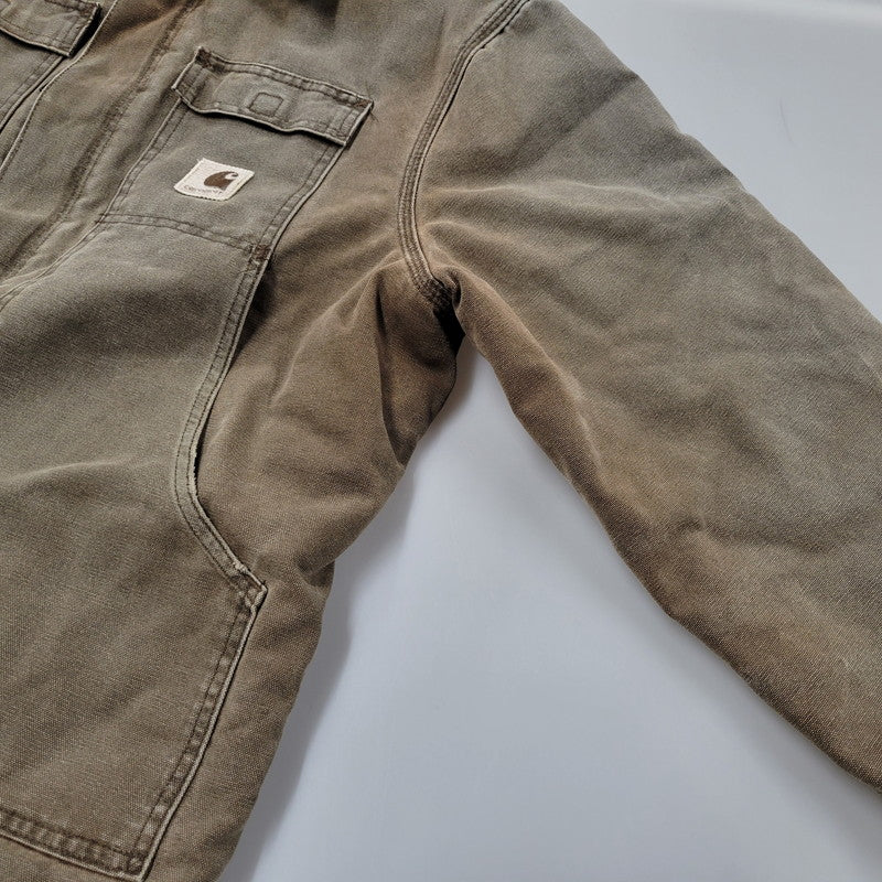 【現状渡し品】【メンズ】 Carhartt カーハート QUILTING LINER TRADITIONAL JACKET キルティング ライナー トラディショナル ジャケット アウター 146-251209-as-07-izu カラー：ブラウン系 万代Net店