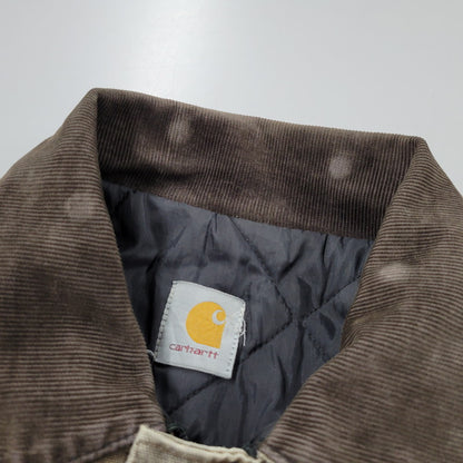 【現状渡し品】【メンズ】 Carhartt カーハート QUILTING LINER TRADITIONAL JACKET キルティング ライナー トラディショナル ジャケット アウター 146-251209-as-07-izu カラー：ブラウン系 万代Net店