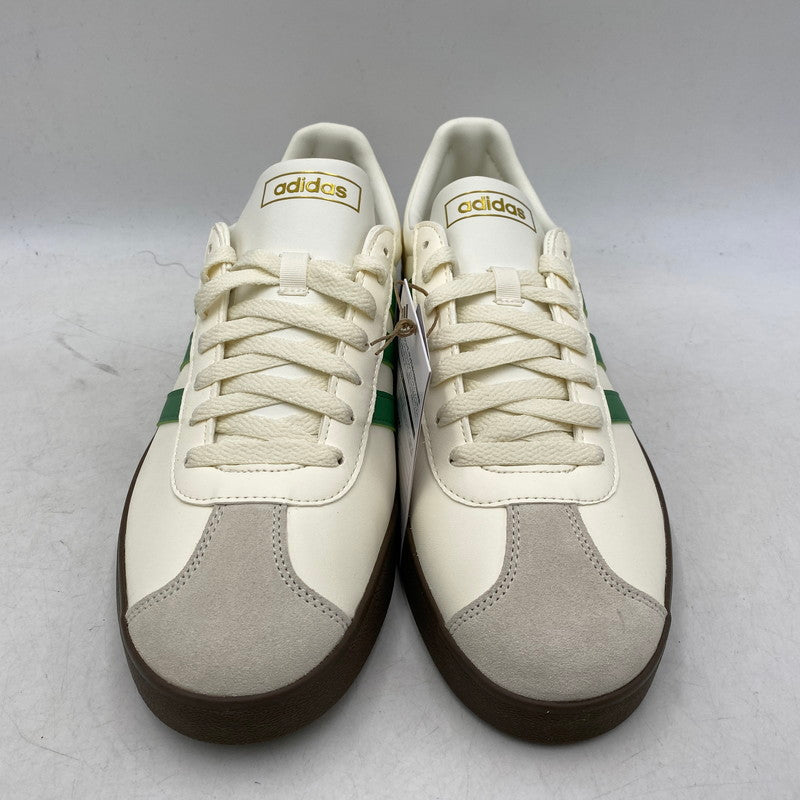 【中古美品】【メンズ】 adidas アディダス VL COURT 2.0 U VL コート 2.0 U JH5061 スニーカー シューズ 靴 161-251212-yn-03-izu サイズ：28.5cm カラー：オフホワイト/カレッジグリーン/アルミナ 万代Net店