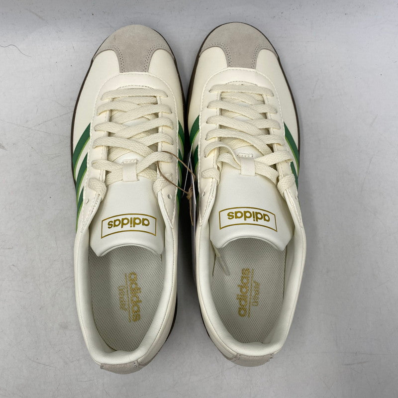 【中古美品】【メンズ】 adidas アディダス VL COURT 2.0 U VL コート 2.0 U JH5061 スニーカー シューズ 靴 161-251212-yn-03-izu サイズ：28.5cm カラー：オフホワイト/カレッジグリーン/アルミナ 万代Net店