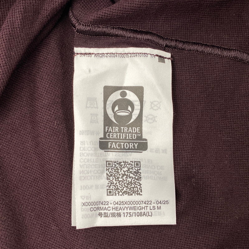 【中古品】【メンズ】 ARC'TERYX アークテリクス X000007422 CORMAC HEAVYWEIGHT LS コーマック ヘビーウェイト ロングスリーブ トップス 長袖 144-251210-cs-15-izu サイズ：L カラー：ボルドー 万代Net店