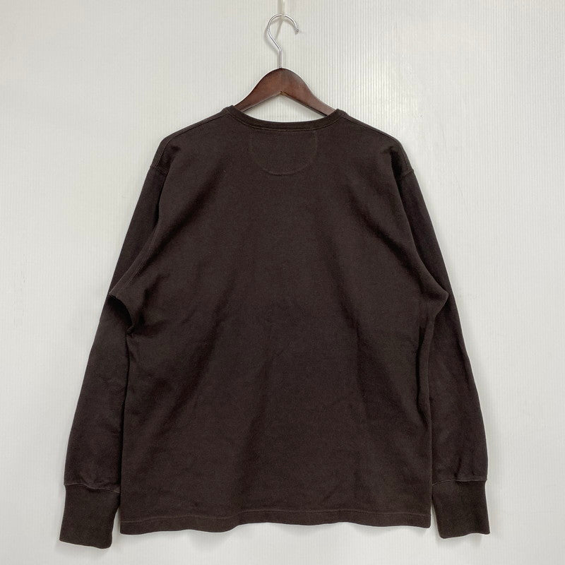 【中古品】【メンズ】 FREEWHEELERS フリーホイーラーズ 2135002 HAT IN THE RING HENLEY NECK LONG SLEEVE SHIRT ハット イン ザ リング ヘンリー ネック ロングスリーブ シャツ トップス 長袖 145-251210-cs-16-izu サイズ：不明 カラー：ブラウン 万代Net店