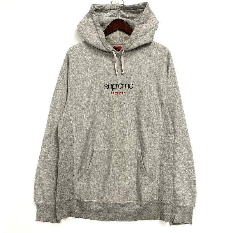 【中古品】【メンズ】 CLASSIC LOGO HOODED SWEATSHIRT クラシックロゴ フーデッド スウェットシャツ パーカー 長袖 トップス 149-251216-as-19-izu サイズ：M カラー：グレー 万代Net店