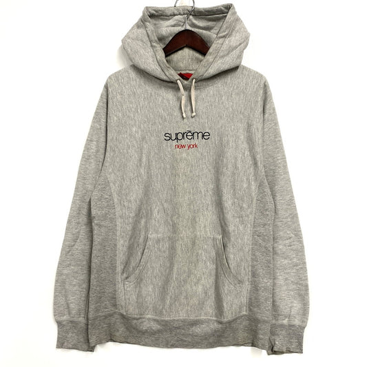 【中古品】【メンズ】 CLASSIC LOGO HOODED SWEATSHIRT クラシックロゴ フーデッド スウェットシャツ パーカー 長袖 トップス 149-251216-as-19-izu サイズ：M カラー：グレー 万代Net店