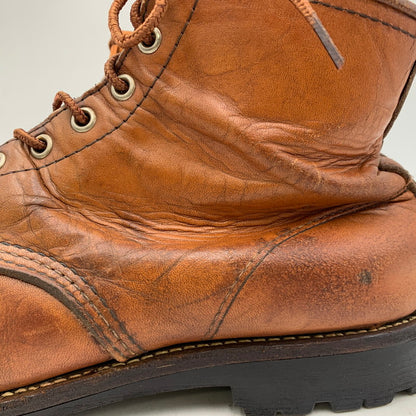 【現状渡し品】【メンズ】 RED WING レッドウィング 875 白四角犬タグ MADE IN U.S.A. 1990年製 90S IRISH SETTER アイリッシュ セッター ブーツ シューズ 靴 164-251210-cs-05-izu サイズ：9 カラー：ブラウン 万代Net店