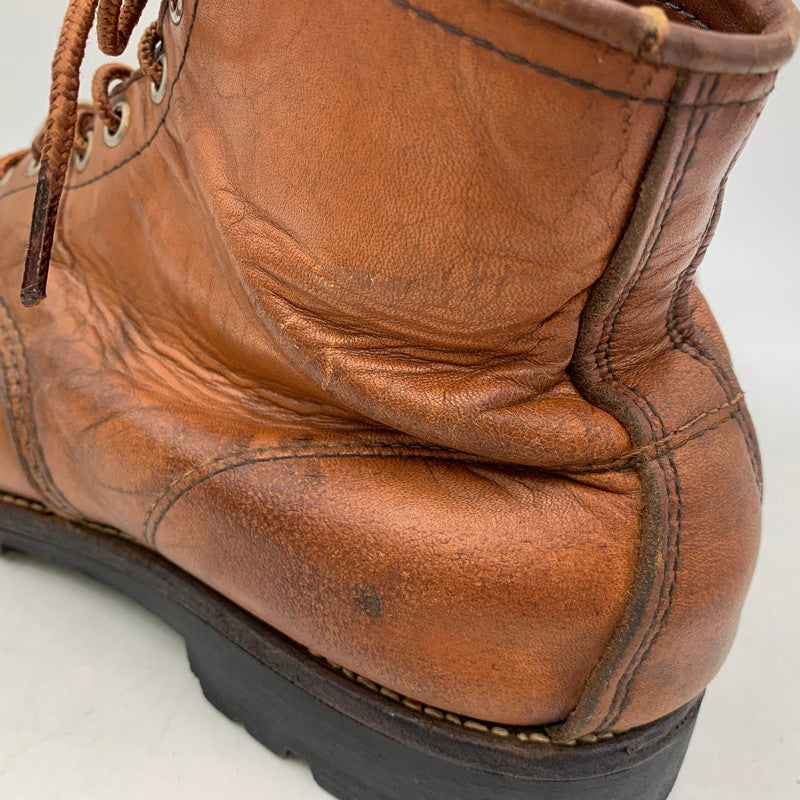 【現状渡し品】【メンズ】 RED WING レッドウィング 875 白四角犬タグ MADE IN U.S.A. 1990年製 90S IRISH SETTER アイリッシュ セッター ブーツ シューズ 靴 164-251210-cs-05-izu サイズ：9 カラー：ブラウン 万代Net店