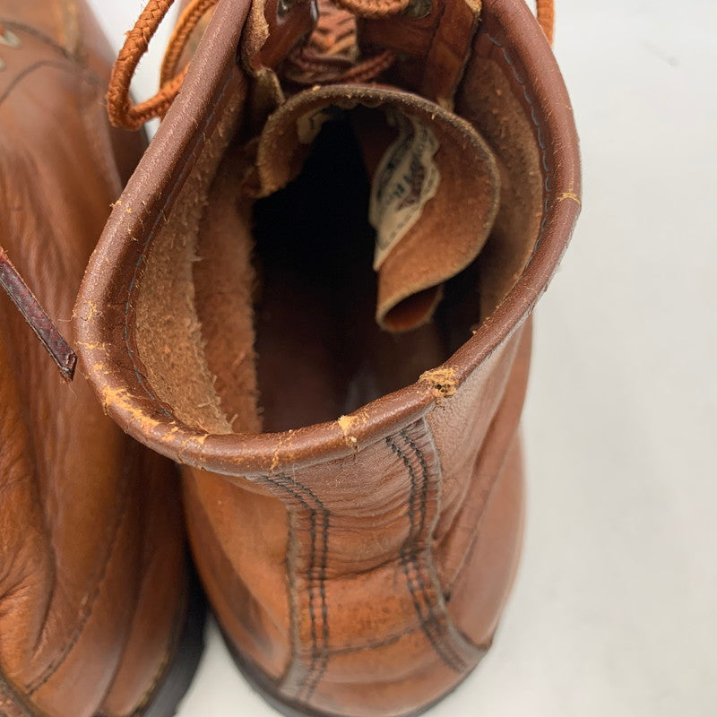 【現状渡し品】【メンズ】 RED WING レッドウィング 875 白四角犬タグ MADE IN U.S.A. 1990年製 90S IRISH SETTER アイリッシュ セッター ブーツ シューズ 靴 164-251210-cs-05-izu サイズ：9 カラー：ブラウン 万代Net店