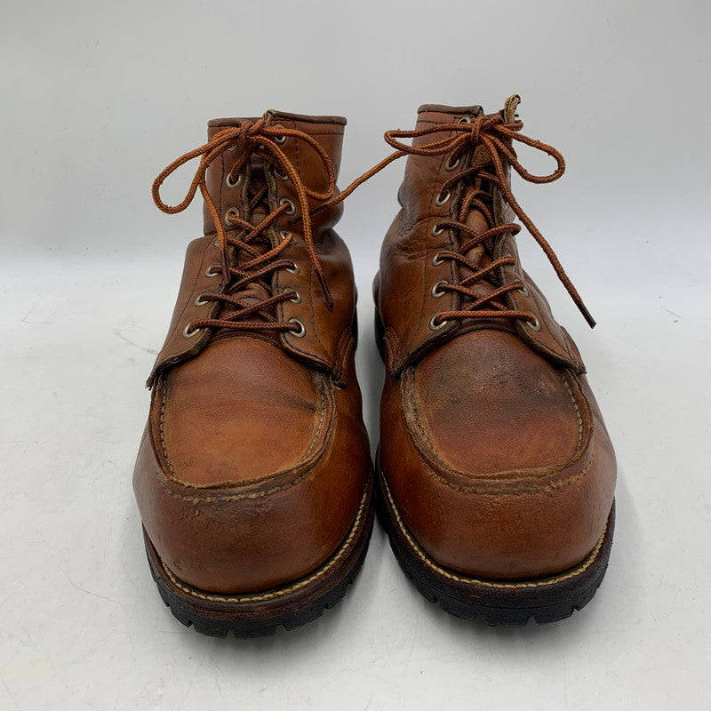 【現状渡し品】【メンズ】 RED WING レッドウィング 875 白四角犬タグ MADE IN U.S.A. 1990年製 90S IRISH SETTER アイリッシュ セッター ブーツ シューズ 靴 164-251210-cs-05-izu サイズ：9 カラー：ブラウン 万代Net店