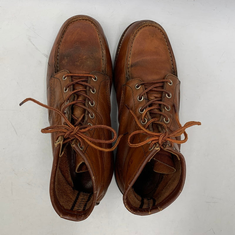 【現状渡し品】【メンズ】 RED WING レッドウィング 875 白四角犬タグ MADE IN U.S.A. 1990年製 90S IRISH SETTER アイリッシュ セッター ブーツ シューズ 靴 164-251210-cs-05-izu サイズ：9 カラー：ブラウン 万代Net店