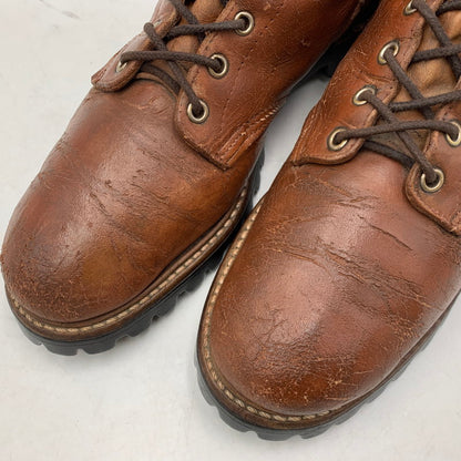 【現状渡し品】【メンズ】 RED WING レッドウィング 白四角犬タグ 生産国表記なし 60-70S IRISH SETTER アイリッシュ セッター ブーツ 靴 164-251210-cs-04-izu サイズ：11 1/2 カラー：ブラウン 万代Net店