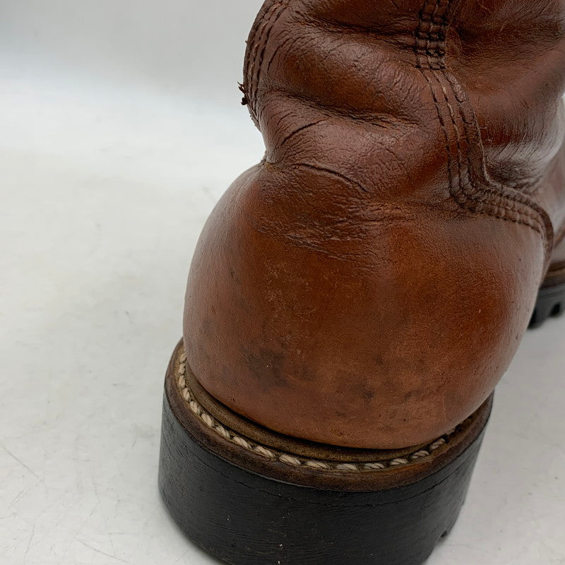 【現状渡し品】【メンズ】 RED WING レッドウィング 白四角犬タグ 生産国表記なし 60-70S IRISH SETTER アイリッシュ セッター ブーツ 靴 164-251210-cs-04-izu サイズ：11 1/2 カラー：ブラウン 万代Net店
