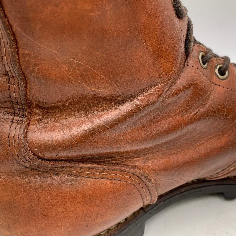 【現状渡し品】【メンズ】 RED WING レッドウィング 白四角犬タグ 生産国表記なし 60-70S IRISH SETTER アイリッシュ セッター ブーツ 靴 164-251210-cs-04-izu サイズ：11 1/2 カラー：ブラウン 万代Net店
