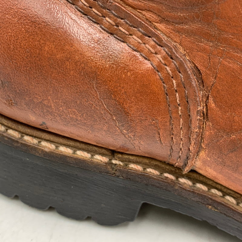【現状渡し品】【メンズ】 RED WING レッドウィング 白四角犬タグ 生産国表記なし 60-70S IRISH SETTER アイリッシュ セッター ブーツ 靴 164-251210-cs-04-izu サイズ：11 1/2 カラー：ブラウン 万代Net店