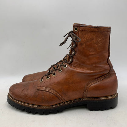 【現状渡し品】【メンズ】 RED WING レッドウィング 白四角犬タグ 生産国表記なし 60-70S IRISH SETTER アイリッシュ セッター ブーツ 靴 164-251210-cs-04-izu サイズ：11 1/2 カラー：ブラウン 万代Net店