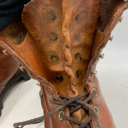 【現状渡し品】【メンズ】 RED WING レッドウィング 白四角犬タグ 生産国表記なし 60-70S IRISH SETTER アイリッシュ セッター ブーツ 靴 164-251210-cs-04-izu サイズ：11 1/2 カラー：ブラウン 万代Net店