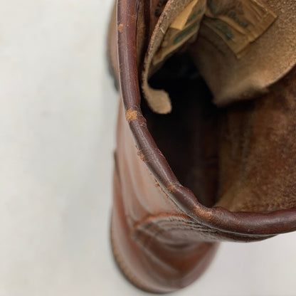 【現状渡し品】【メンズ】 RED WING レッドウィング 白四角犬タグ 生産国表記なし 60-70S IRISH SETTER アイリッシュ セッター ブーツ 靴 164-251210-cs-04-izu サイズ：11 1/2 カラー：ブラウン 万代Net店