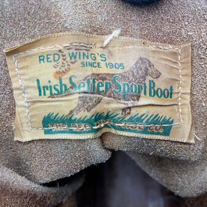 【現状渡し品】【メンズ】 RED WING レッドウィング 白四角犬タグ 生産国表記なし 60-70S IRISH SETTER アイリッシュ セッター ブーツ 靴 164-251210-cs-04-izu サイズ：11 1/2 カラー：ブラウン 万代Net店